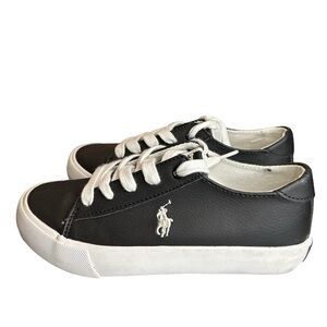 Polo Ralph Lauren Kids Sneaker Boy Sz 1 Black/White